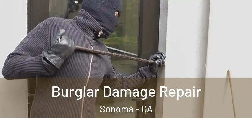 Burglar Damage Repair Sonoma - CA