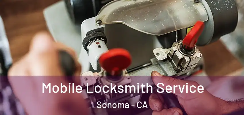 Mobile Locksmith Service Sonoma - CA